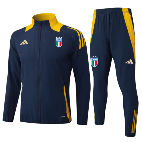 2024/25 Mens Italy Jacket + Pants Training Suit Original Royal Blue