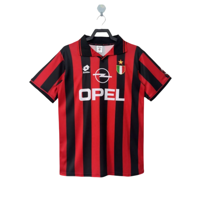 1996-97  Mens AC Milan Retro Home Jersey
