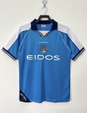 1999-01 Mens Manchester City home Soccer Jersey