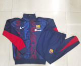 24-25  Barcelona Kids Royal Blue Jacket Tracksuit