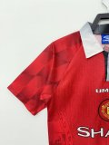 1996-97  Mens Manchester United Home Retro red  Jersey