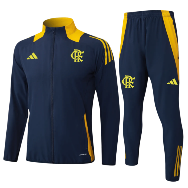 2024/25 Mens Flamengo Jacket + Pants Training Suit Royal Blue