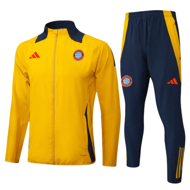 24-25 Mens Bayern Jacket + Pants Training Suit yellow