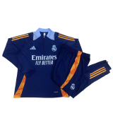 24-25 Real Madrid  Kids Royal Blue Half Pull Special Edition