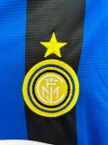 1998-99 Mens Inter Milan Retro home Long sleeve  Jersey