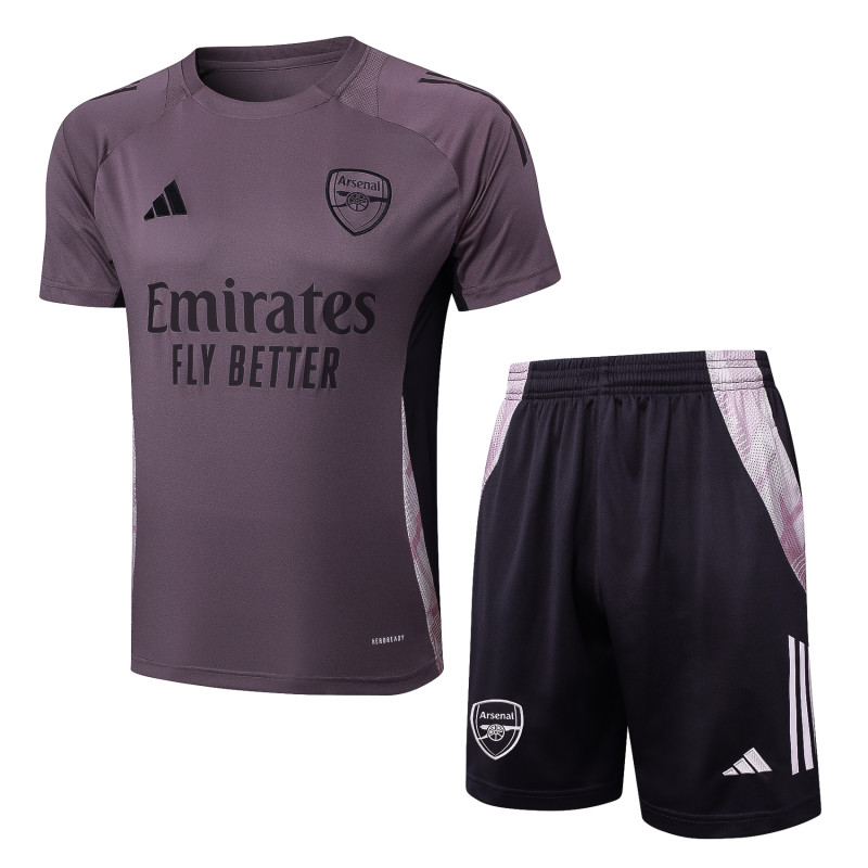 2024/25 Mens Arsenal Gray purple Training Short Suit