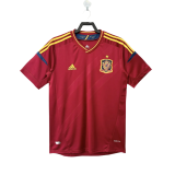 2012 Spain Home red Retro Soccer Jersey
