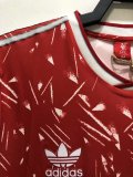 1989-91 Mens LIV red Retro home soccer  Jersey