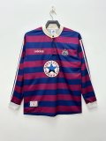1995-97 Newcastle Away Long Sleeve Retro Soccer Jersey