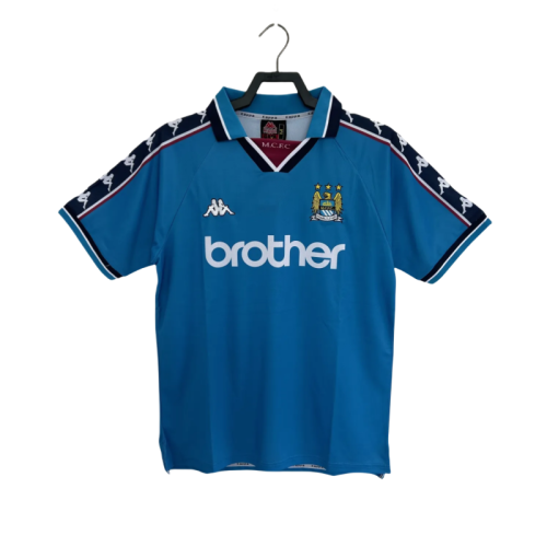 1997-98 Mens Manchester City home Soccer Jersey