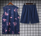 24-25 PSG Royal blue Vest Short traning suit