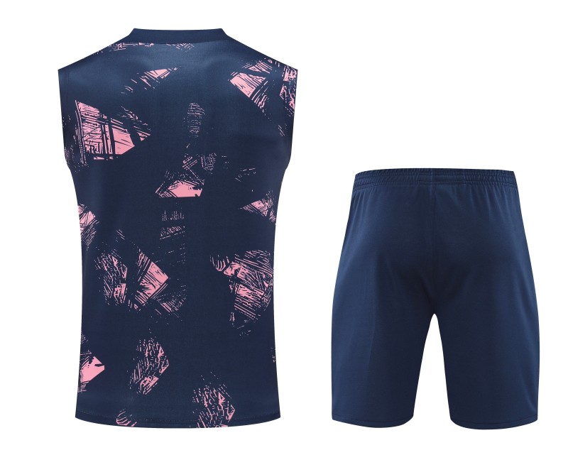 24-25 PSG Royal blue Vest Short traning suit