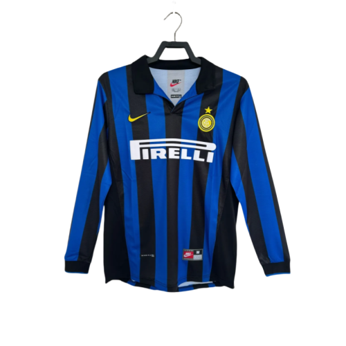 1998-99 Mens Inter Milan Retro home Long sleeve  Jersey