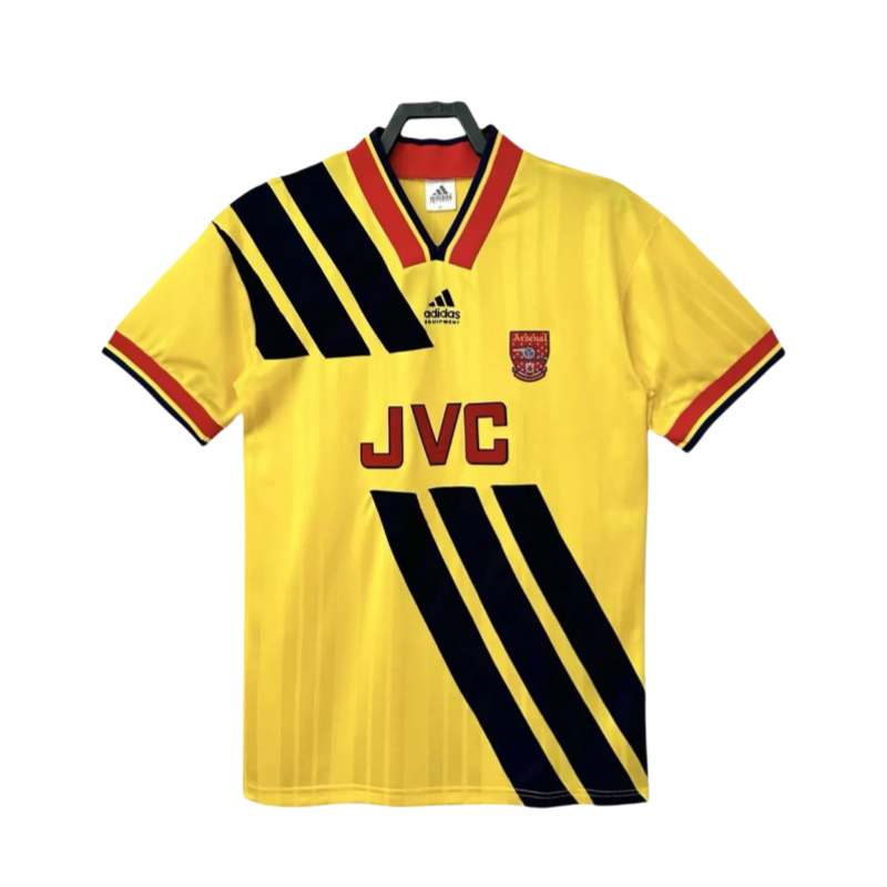 1993-94 Mens Arsenal Retro yellow Away Jersey