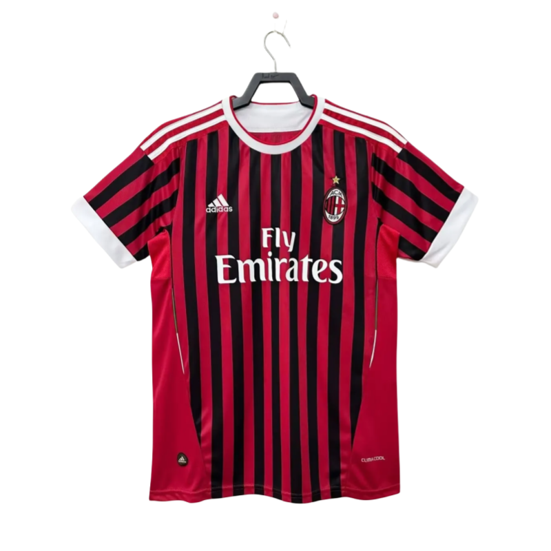 2011-12 Mens AC Milan Retro Home Jersey