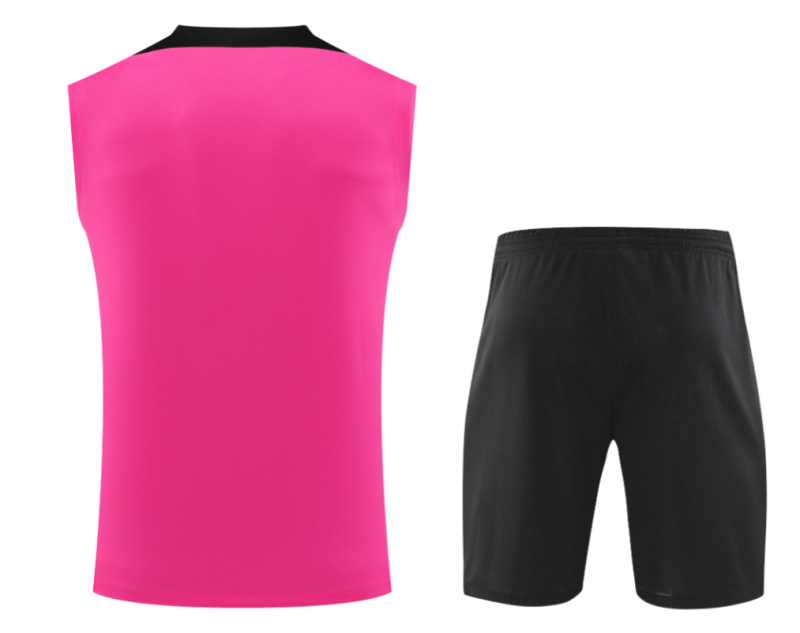 2024-25 Mens Barcelona  Cyan Vest Short traning suit