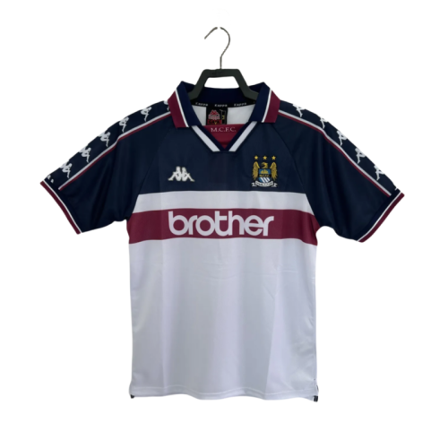 1997-98 Mens Manchester City Retro  away Jersey