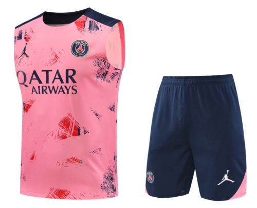 24-25 PSG Pink Vest Short traning suit