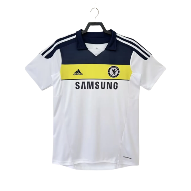 2011-12  Mens Chelsea White  Retro Third away away Jersey