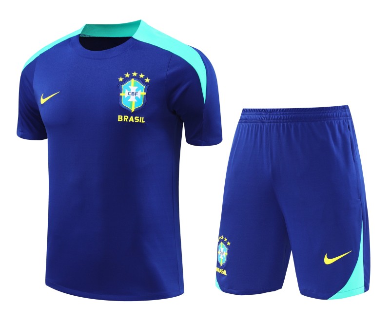 24-25 Brazil Fancy blue Training Short Suit