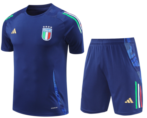 24-25 Mens Italy Royal Blue Training Short Suit