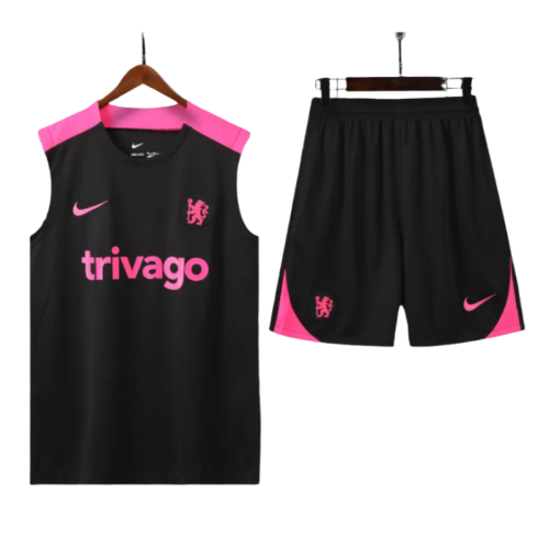 Mens Chelsea Singlet Suit Powder Black Jersey 2024/25