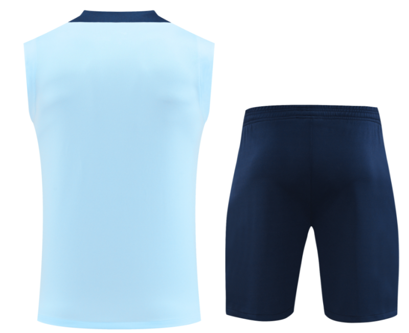 2024/25 Mens PSG  Cyan  Tank top and shorts suit