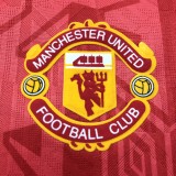 1992-94 Mens Manchester United Home Retro red  Jersey