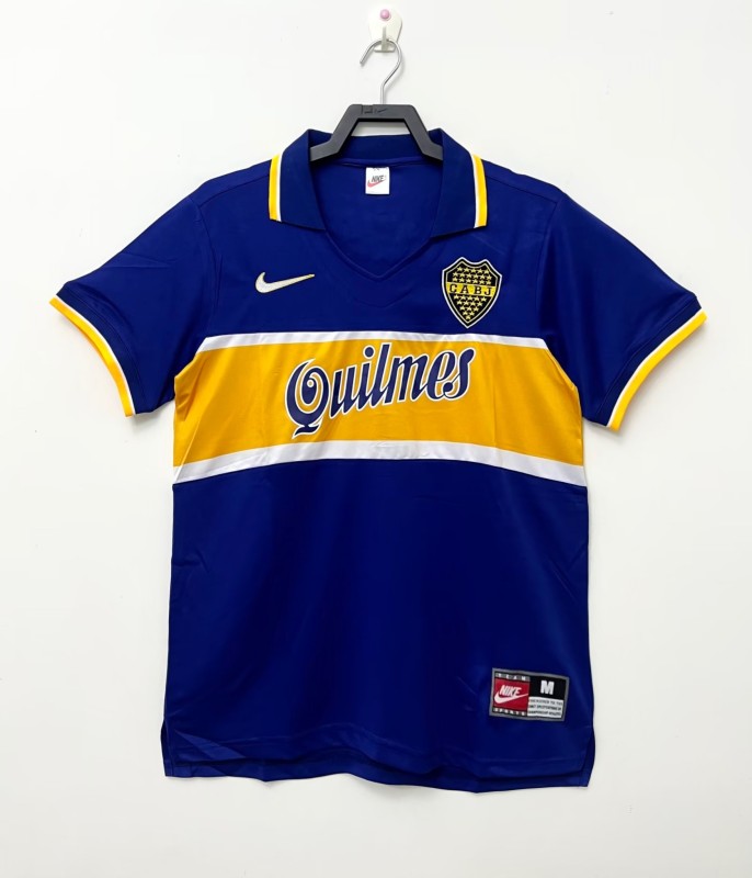 1996-1997 Boca Juniors Home Retro Soccer Jersey