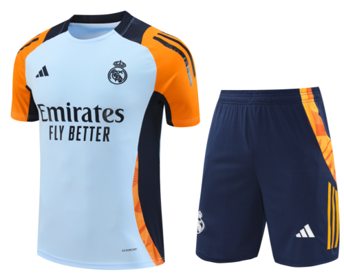 24-25 Mens Real Madrid  Cyan Training Short Suit
