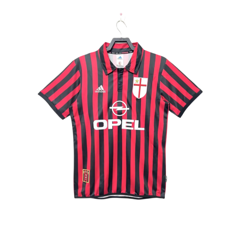 1999-2000 Mens AC Milan Retro Home Jersey