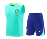 2024 Mens Brazil Cyan  Singlet Suit