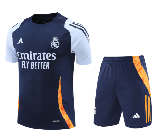 24-25 Mens Real Madrid  blueTraining Short Suit