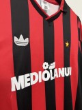 1990-1991 Mens AC Milan Retro Home Jersey