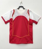 2004-05 Mens Arsenal Retro home red Soccer  Jersey