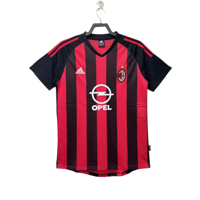 2002-03 Mens AC Milan Retro Home Jersey