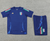 24-25 Mens Italy Royal Blue Training Short Suit