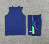 24-25 Mens Italy Royal Blue Vest short training