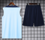 2024/25 Mens PSG  Cyan  Tank top and shorts suit