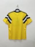 1989 Mens Dortmund  yellow Home Retro Soccer Jersey