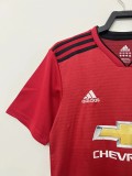 2018-2019 Mens Manchester United Home Retro red  Jersey
