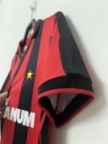 1990-1991 Mens AC Milan Retro Home Jersey
