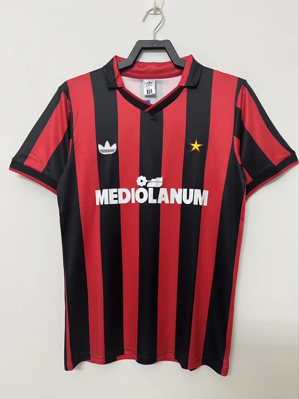 1990-1991 Mens AC Milan Retro Home Jersey