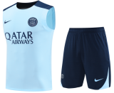 2024/25 Mens PSG  Cyan  Tank top and shorts suit