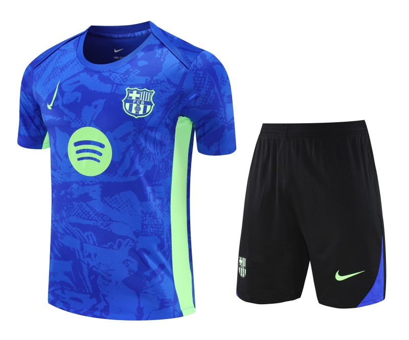 2025-26 Mens Barcelona blue Short Training Suit