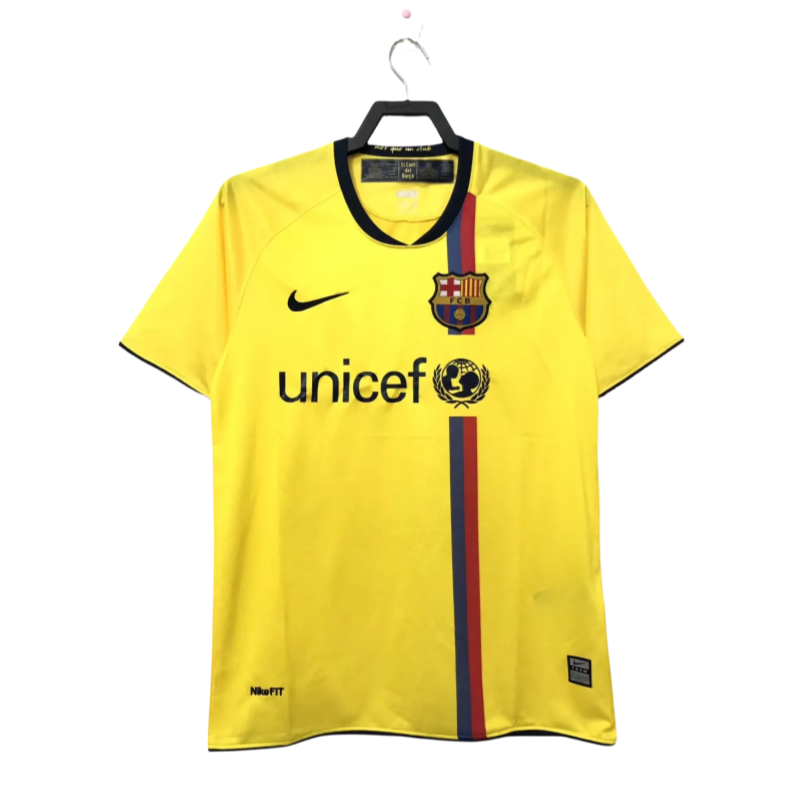 2008-09 Mens Barcelona  Away Retro Soccer Jersey
