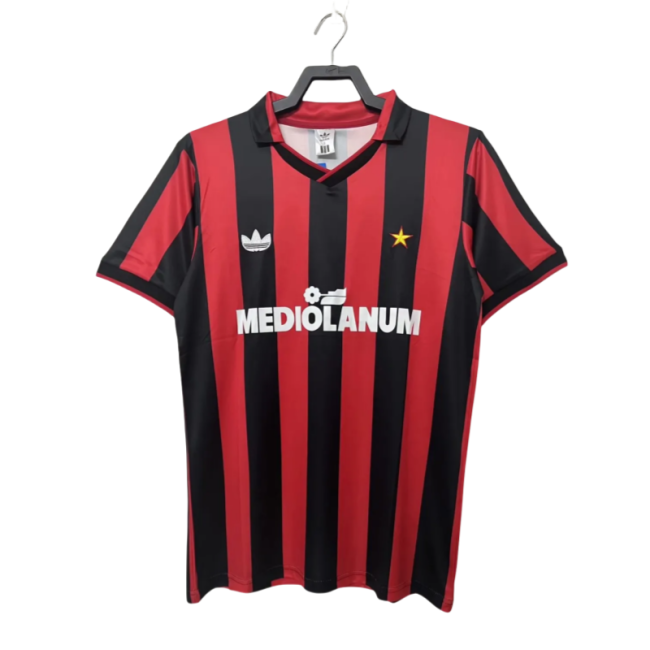 1990-1991 Mens AC Milan Retro Home Jersey