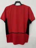 2002-04 Mens Manchester United Retro Home red  Jersey
