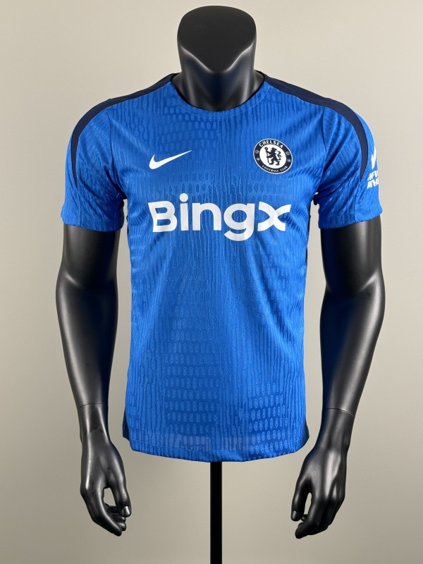2025-26 Mens Chelsea blue Player Edition  Training shirt Jersey