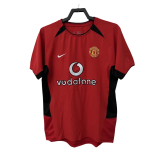 2002-04 Mens Manchester United Retro Home red  Jersey